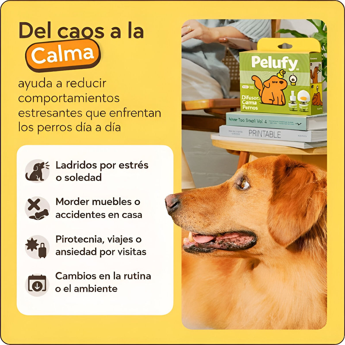 Kit difusor calmante para perros