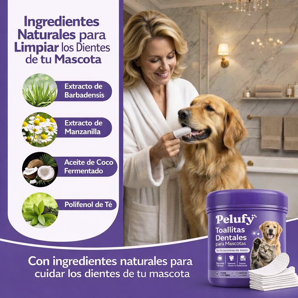 Toallitas Dentales Pelufy