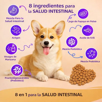 Pelufy Probiótico 8 en 1