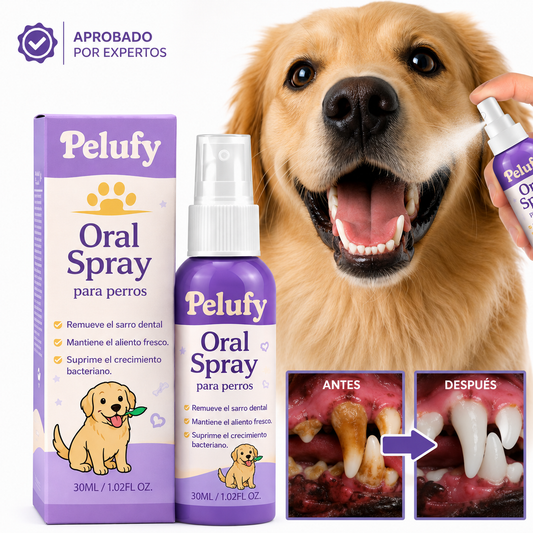 Spray Dental Para Perros Pelufy