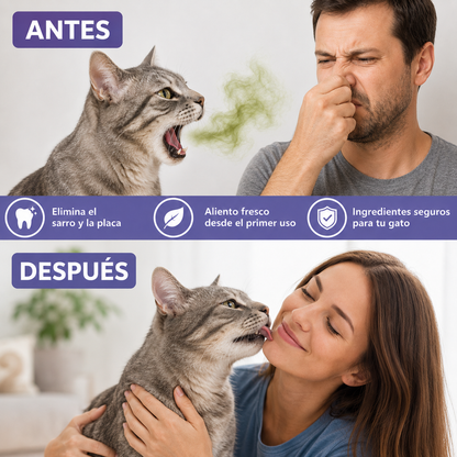 Spray Dental Para Gatos Pelufy