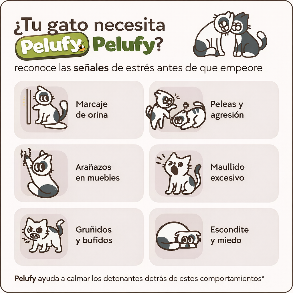 Kit difusor calmante para gatos