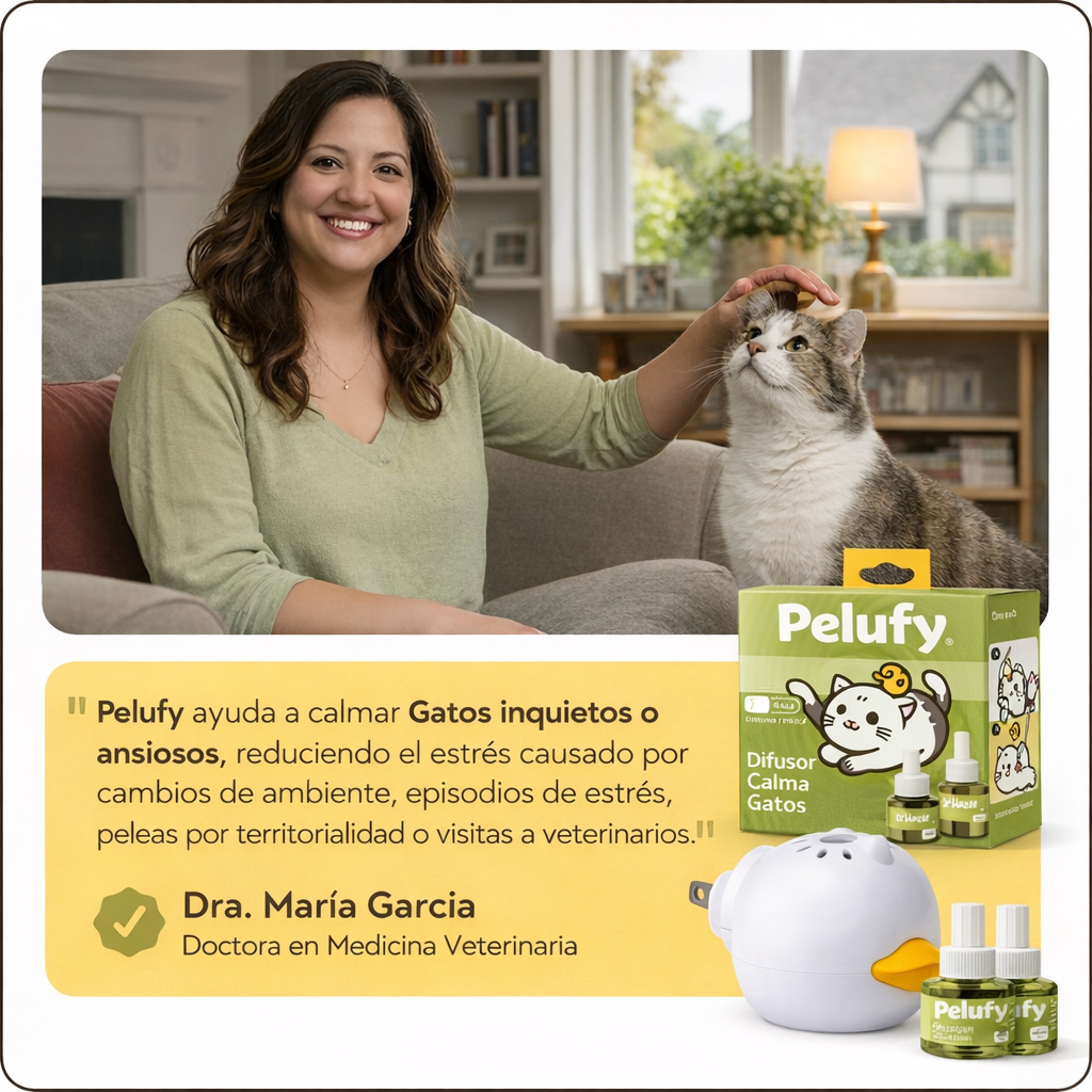 Kit difusor calmante para gatos