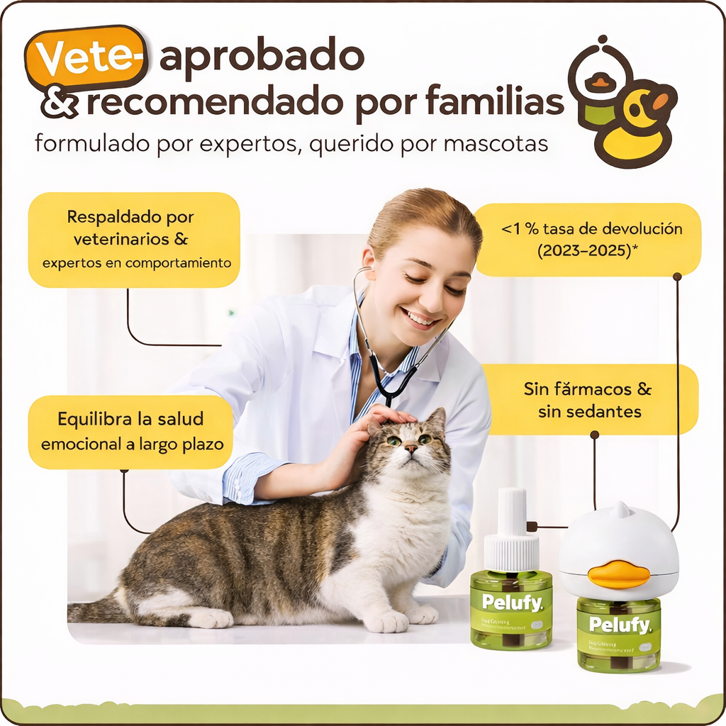 Kit difusor calmante para gatos